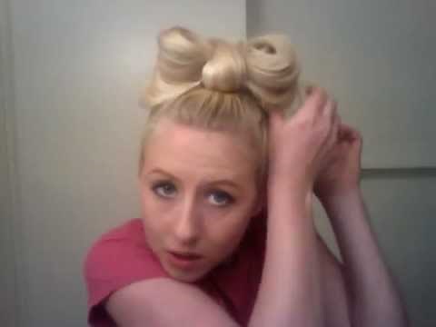 5 Minute Hair Tutorial - The Bow Bun!