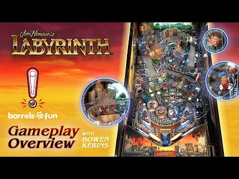 Jim Henson's Labyrinth Pinball Gameplay Overview With Bowen Kerins