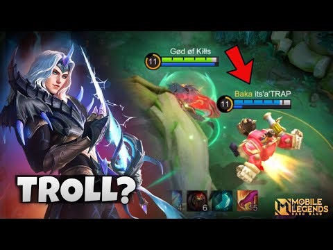 5 MEN TROLLING IN RANK!? LANCELOT GAMEPLAY MLBB