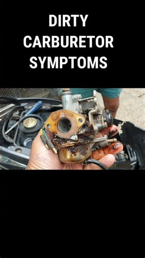 DIRTY CARBURETOR SYMPTOMS BIKE MILEAGE AND PICKUP ISSUE #bikerepair #mechanic #automobile #shorts