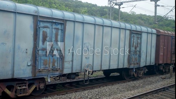 Stock Cars train, for transportation of goods from one place to another