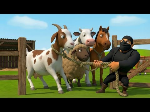 Old MacDonald’s Farm Robbery! Every Animal Is Missing 😱 Police Investigation 🚓