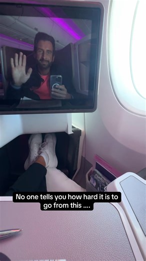 Nobody tells you how hard it is to go from this …… ✈️ #flight #viral #travel #fyp #Trend