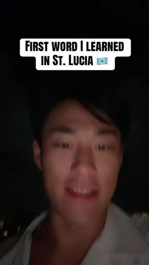 Learning new languages one word at a time!! #travel #saintlucia