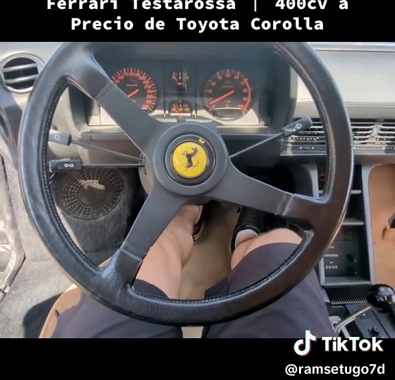 Ferrari Testarossa ｜ 400cv a Precio de Toyota Corolla