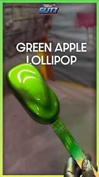 Green Lollipop Candy 🍭 | Tropical Glitz Speed Shape Spray Out