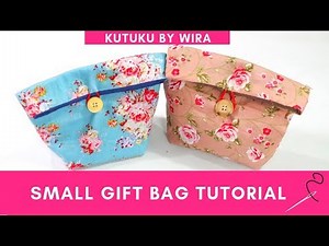 Gift Bag Small Tutorial [EASY STEP]