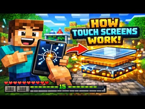 How Does Your Phone Know Where You Touch? | Minecraft Animation