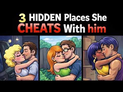 3 HIDDEN Places She CHEATS With him
