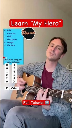 “My Hero” Guitar Tab (Foo Fighters)