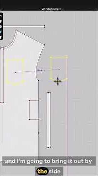 How to create a pocket on Clo3d #pocketdesign #clo3d #tutorial #clo3dtutorial