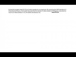 Density Example Calculation