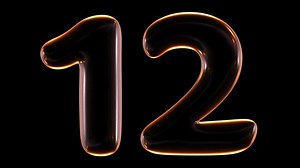 Seamless Animation Glowing Number 12 Light Stock Footage Video (100% Royalty-free) 1109212599 | Shutterstock