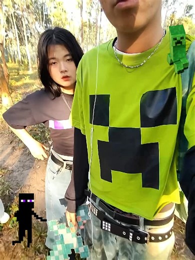 creeper and enderman😝@toji_3115