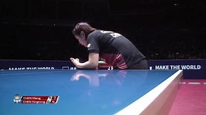 33K views · 646 reactions | 4 lets in a row + a net shot! When things are going your ➡️! Chen vs Chen in the Women's Singles Quarterfinals  #ITTFWorldTour #2019ChinaOpen tv.ittf.com | World Table Tennis | Facebook