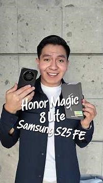 Honor Magic 8 Lite vs Samsung S25 FE #tecnologia #technology #android #honormagic8lite
