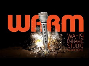 WA-19 Dynamic Studio Microphone By Warm Audio Test/Review