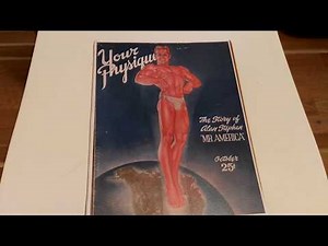 The Story of Alan Stephan Mr America 1946, Joe Weider's Your Physique October 1946