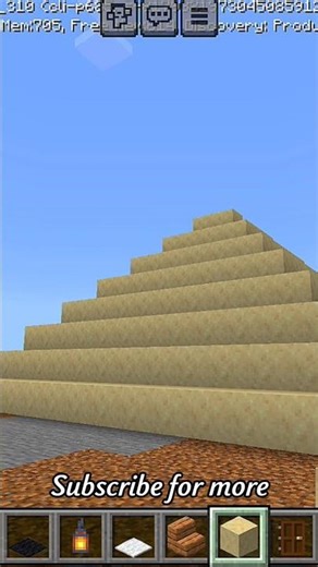 Easy Minecraft Pyramid Design for Beginners! 🏗️ #minecraft #gaming #funny