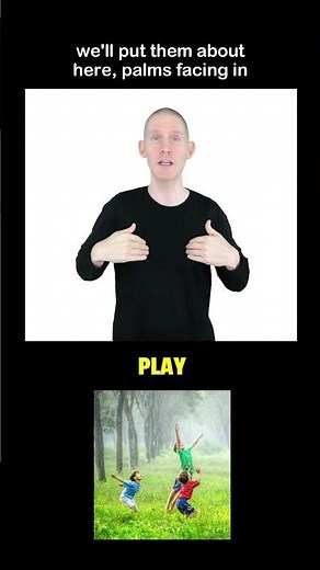 ❤️ How to sign PLAY in ASL.