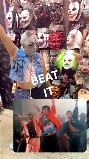 BEAT IT ALIEN MASK MICHAEL JACKSON DANCE SPIRIT HALLOWEEN 2026 #beatit #spirithalloween #aliendance