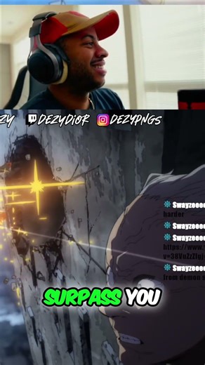 Streamer Loses It Watching EPIC Anime Fight Explosions! #shorts