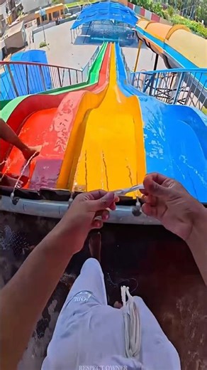 Water Balloon Slide Gone Wrong 😆