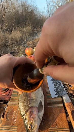 Rest in Chechnya trout with vegetables and fruit tea #cooking#food#Chechnya#Food#salmon#Adamdoc | Sonu Darshil