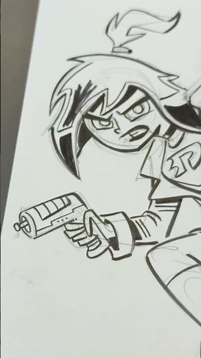 DRAWING A CUSTOM "DANNY PHANTOM 10 YEARS LATER"...