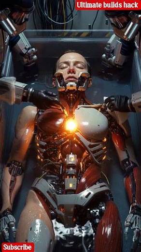 “From Ruins to Cyborg: Futuristic Human Reconstruction Timelapse” #aivideo