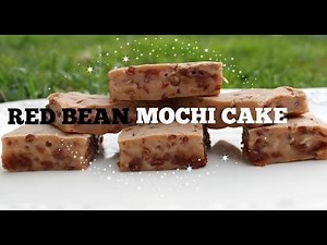 Red Bean Mochi Cake