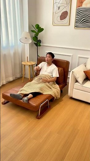 【一人暮らし神家具】1 ㎡で寝ても座っても快適！変形ソファベッドが便利すぎる🛋️✨ #ショート #インテリア