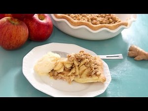 Ginger Apple Pie| At Home with Shay