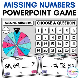 Missing Numbers To 120 - PowerPoint Game