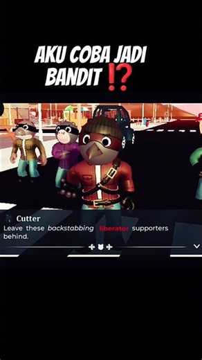 I Tried Choosing the Bandit Path in Piggy Intercity #roblox