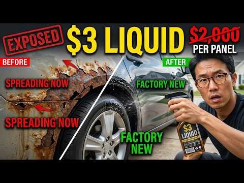 $3 Liquid KILLS ALL Car Rust. PERMANENTLY. No Body Shop. No Sanding. BURIED Since 1953