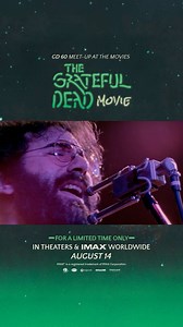 In just two weeks, you can catch The Grateful Dead Movie in theaters and on IMAX® screens around the world⚡Grab a ticket at meetupatthemovies.com | Grateful Dead