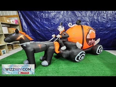 11.5ft Gemmy Airblown Inflatable Prototype Halloween Bewitched pumpkin #220796 eBay