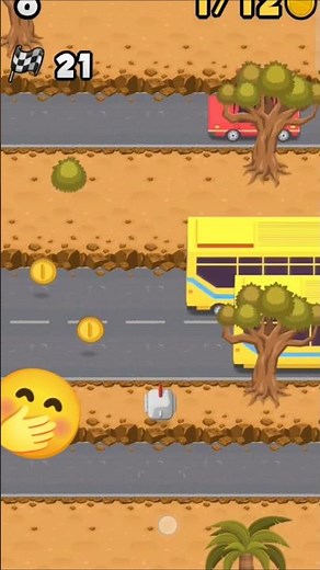 🔥 99% Players FAIL to Cross This Road! 😱 | Crossy Road Challenge #ytshorts