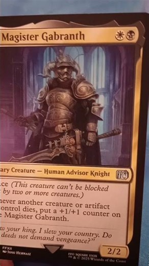 Final Fantasy Judge Gabranth mtg card