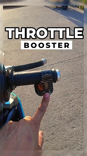 Throttle Booster for Motorcycle Handle Grip