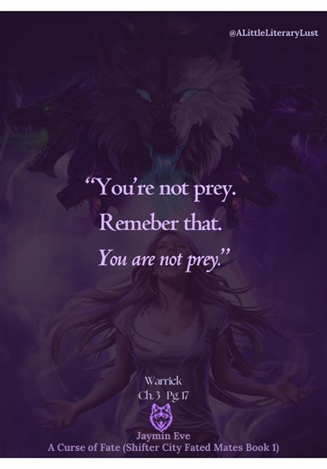 Warrick A Curse of Fate by Jaymin Eve Book 1 of 4 in the Shifter City Fated Mates series Fated Mates Rejected Mates Reverse Harem Found Family Forbidden Romance Forced Proximity Age Gap Slow Burn Shifters Curses MFMMM #ACurseofFate #JayminEve #ParanormalRomance #ReverseHarem #ShifterRomance