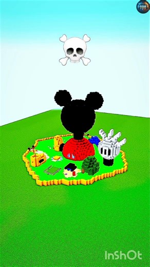 Minecraft Inside Statue Build Battle - Noob vs Pro vs Hacker vs God#minecraft #shorts