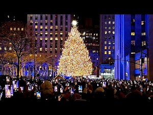 2025 Rockefeller Christmas Tree Lighting 🎄 NYC Christmas 2025