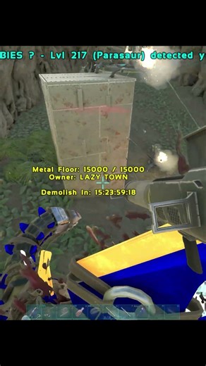 Stego Rushing Their Turrets! - Ark: Survival Evolved