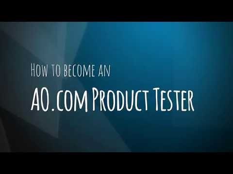 How to become an AO.com Product Tester