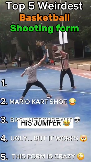 Top 5 Weirdest Basketball Shooting Forms🏀🏀😮🤯