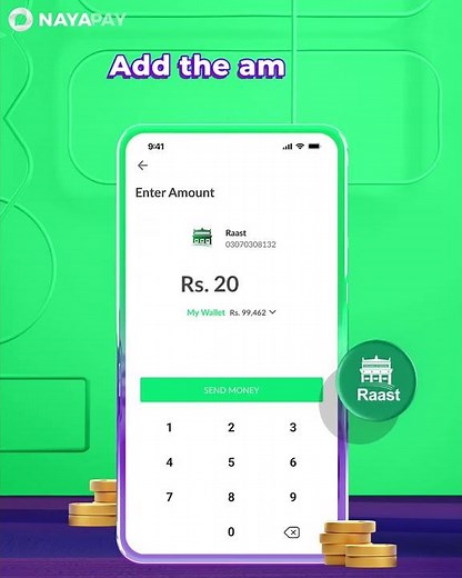 How to send money via Raast on NayaPay