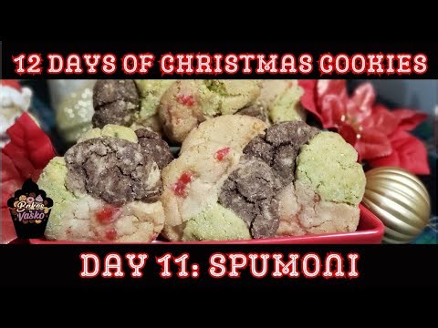 12 Days of Christmas Cookies Day 11: Spumoni