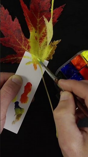 Maple leaf color mixing challenge